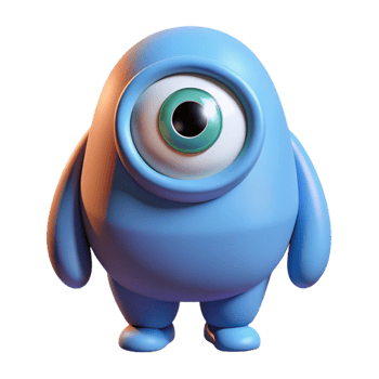 vibrant traditional Cyclops, one-eyed giant, authentic png