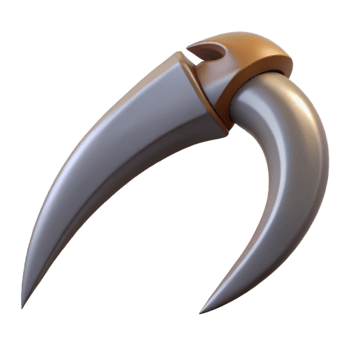 elegant creative Harpy's Talon, single sharp talon, detailed png