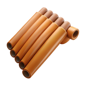 extraordinary abstract Satyr's Pipes, pan flute, original png