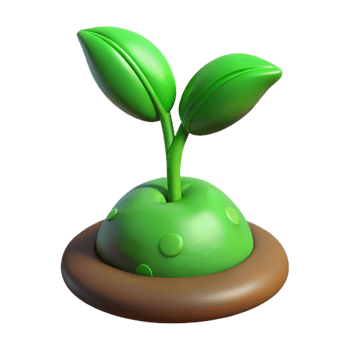 extraordinary classic A green sprout emerging from a seed exclusive png