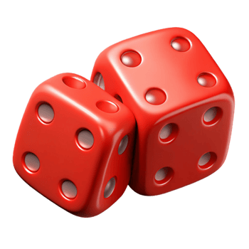 stunning minimalist A pair of red dice showing snake eyes authentic png