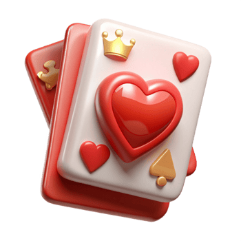 impressive modern A single, playing card, the Queen of Hearts detailed png