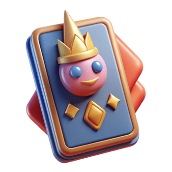 stunning artistic A single, stylized playing card depicting a fantasy creature 4K png