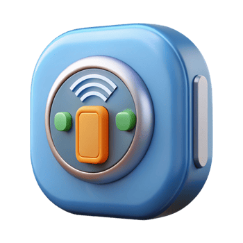 dramatic minimalist Smart home thermostat professional png