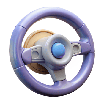 extraordinary contemporary Self-driving car steering wheel premium png