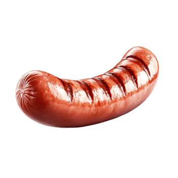 Grilled Sausage for Cooking or Barbecue Use png