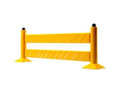 Police barricade isolated on transparent background png