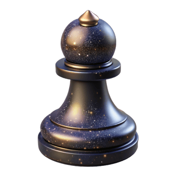 beautiful vintage Black Chess Pawn Isolated Cutout high quality png