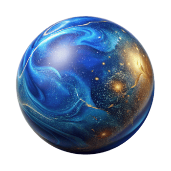 extraordinary creative Blue Marble Sphere Polished Surface Isolated Element genuine png