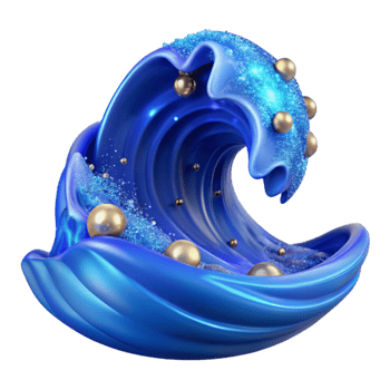 wonderful rustic Blue Ocean Wave Crashing Transparent Background genuine png