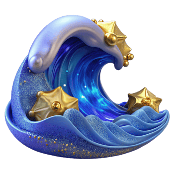 stunning rustic Blue Ocean Wave Cresting Forward Isolated exclusive png