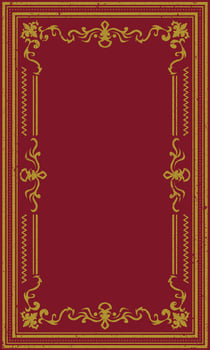 Abstract red and gold vintage decorative invitation cover vector
