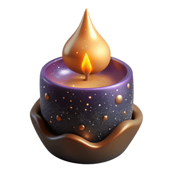 extraordinary rustic Burning Candle Flame Soft Light Isolated high quality png