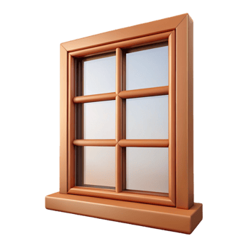 beautiful abstract Wooden window frame original png