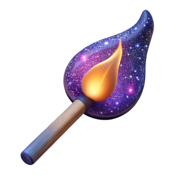 stunning contemporary Burning Matchstick with Flame Cutout png