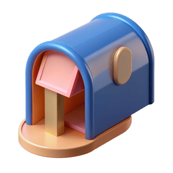 serene modern Modern mailbox premium png