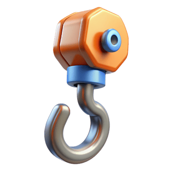 extraordinary creative Crane hook exclusive png