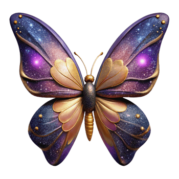 magnificent contemporary Butterfly with Wings Spread Beauty and Fragility Isolated exclusive png