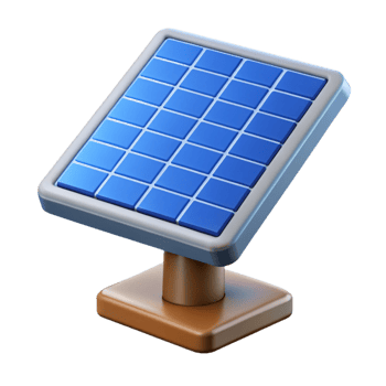 dramatic artistic Solar panel detailed png