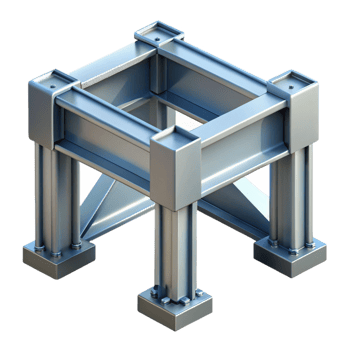 dramatic artistic Structural steel beam connection original png