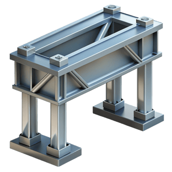 serene vintage Structural steel beam connection genuine png