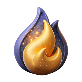 impressive vintage Cartoon Flame Icon Transparent Background original png