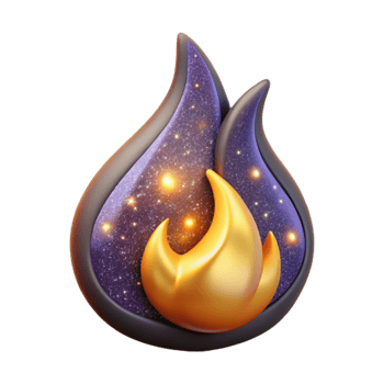 stunning vintage Cartoon Flame Icon Transparent Background detailed png