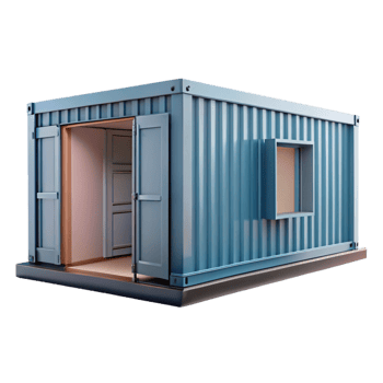 stunning vintage Shipping container home corner detail premium png