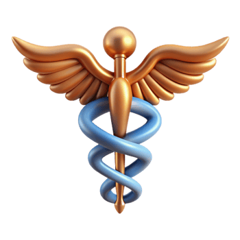 wonderful traditional Caduceus, symbol of Hermes high resolution png