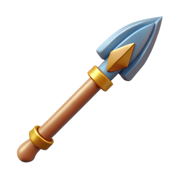 serene minimalist Odin's Spear, Gungnir high quality png