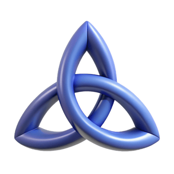 magnificent abstract Triquetra symbol professional png