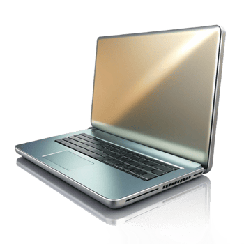wonderful rustic A sleek, silver laptop with the lid closed premium png