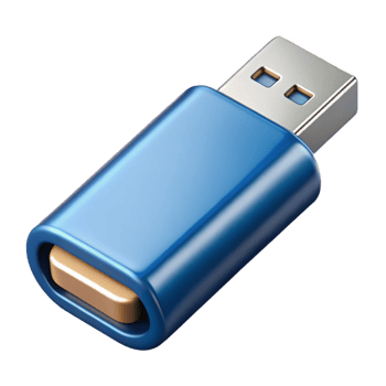 stunning creative A USB flash drive with a metal casing detailed png