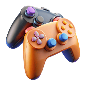 stunning creative A set of gaming controllers authentic png