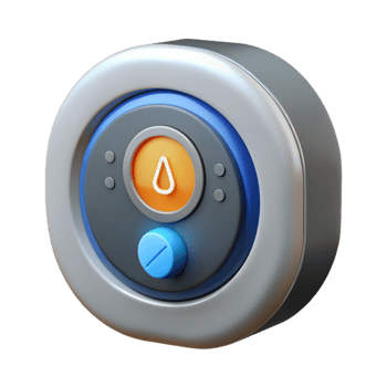 elegant classic A smart thermostat high resolution png