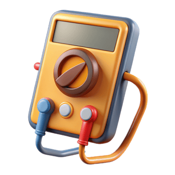 impressive classic A multimeter for electrical testing 4K png