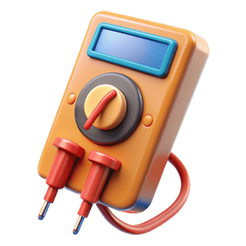 serene modern A multimeter for electrical testing high quality png