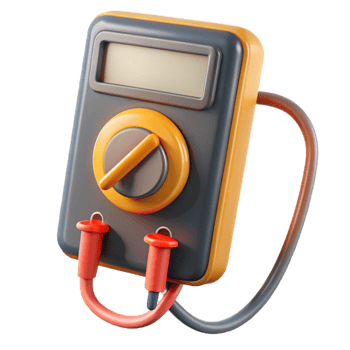 beautiful classic A multimeter for electrical testing original png