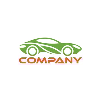Green Energy EV Car Logo, Fast Stylish Modern futuristic eco friendly Automotive Company Logo silhouette vector