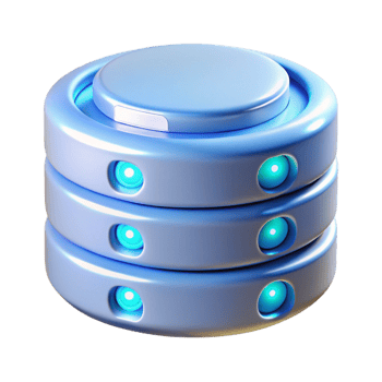 magnificent classic High-tech data storage device with blinking lights, detailed png