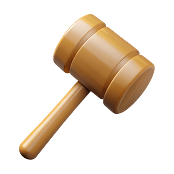 vibrant rustic Wooden mallet, used, professional png