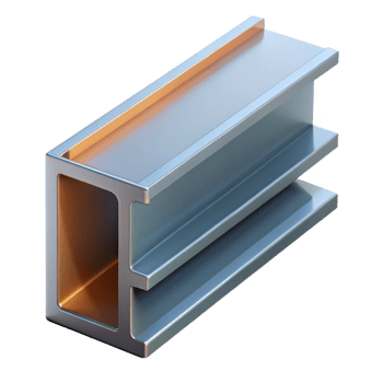 wonderful modern Steel I-beam, cross-section, 4K png