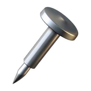 dramatic creative Single nail, steel, pointed, genuine png