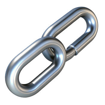 vibrant contemporary Chain, metal link chain, steel, authentic png
