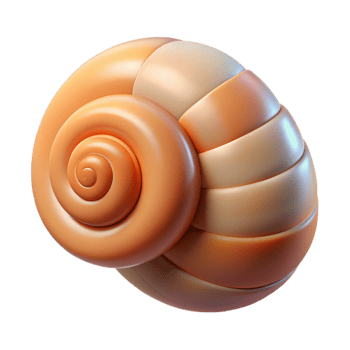 stunning abstract Snail shell high quality png