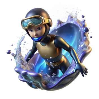 wonderful classic Diver Entering Water Splashing Cutout png