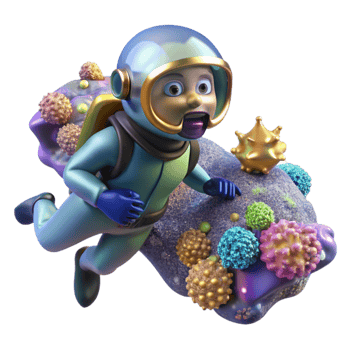 stunning traditional Diver Underwater Exploring the Depths Transparent Background high quality png