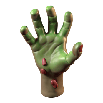 wonderful artistic A scary, realistic zombie hand high resolution png