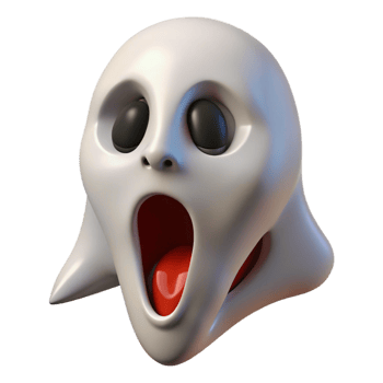 wonderful rustic A scary, realistic ghost face 4K png