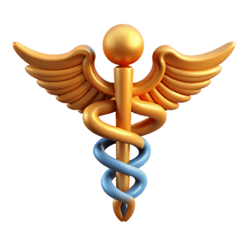 extraordinary abstract Caduceus, Hermes' staff, symbolic, detailed png